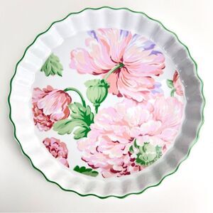 Philippe Deshoulieres Bouquet Flowers Lourioux France Tart Pie Dish Paris